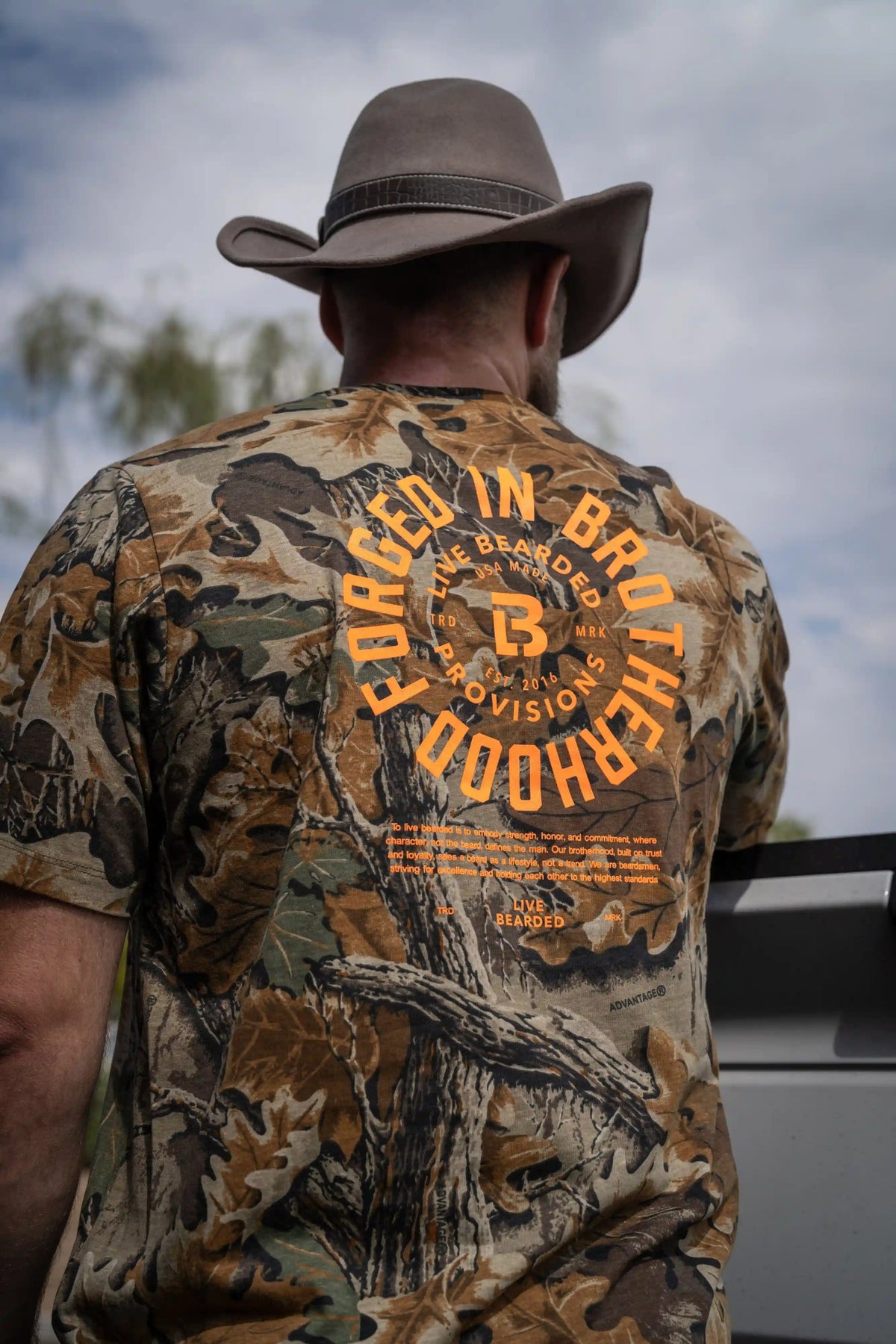 LB Provisions Camo Tee